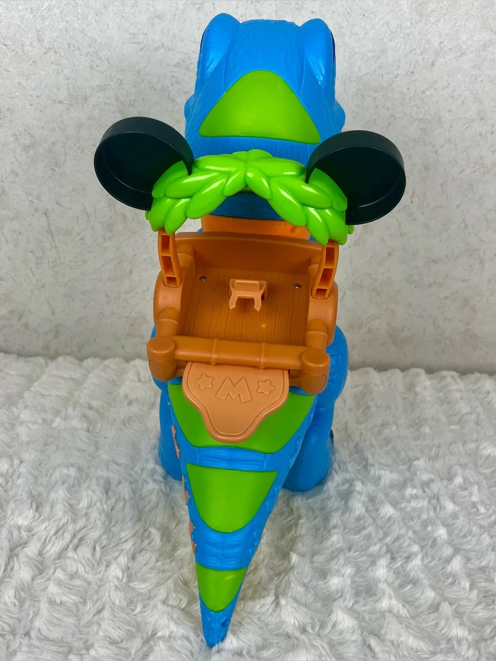 Disney Jr Roaring Safari Mickey Mouse Blue T-Rex Dinosaur Toy Sound Figures